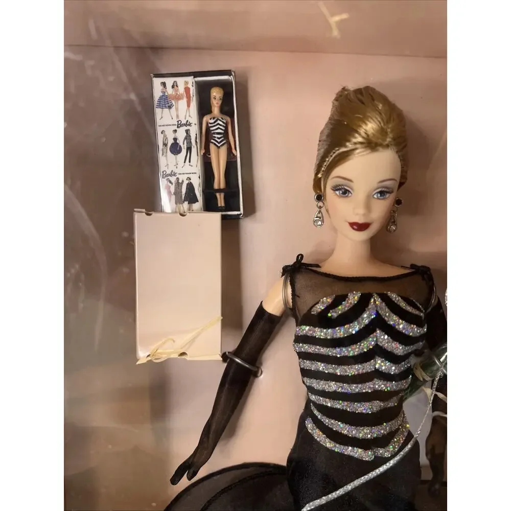 Barbie 1999 40th Anniversary Collector Edition w Black Dress Mattel # 21364 Rare